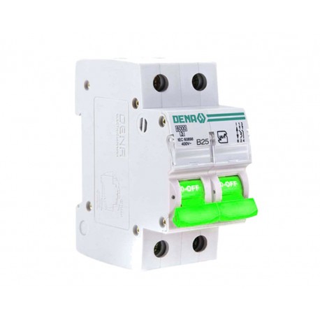 10000 دو پل کلید مینیاتوری 2 پل 10000Dc