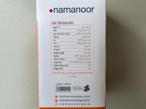 لامپ حبابی 12 وات نمانور