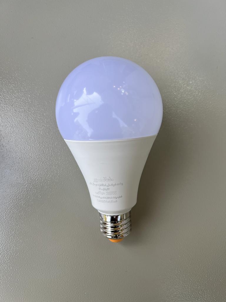لامپ حبابی 20 وات نما نور لامپ حبابی 20 وات نما نور