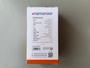 لامپ حبابی 9 وات نمانور