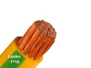 سیم افشان ارت 10*1 لینکو-البرزالکتریک نور