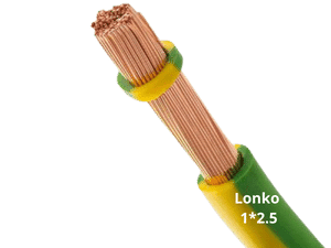 سیم افشان ارت 2.5*1 لینکو-البرزالکتریک نور