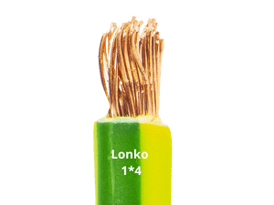 سیم افشان ارت 4*1 لینکو-البرزالکتریک نور