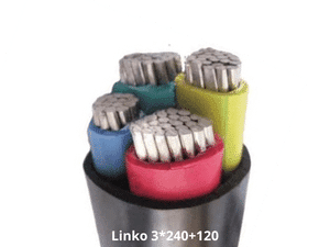 کابل آلومینیوم120+240*3 لینکو-البرزالکتریک نور
