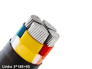 کابل آلومینیوم95+185*3 لینکو-البرزالکتریک نور