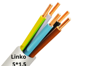 کابل مفتول کولری1.5*5 لینکو-البرز الکترونیک نور