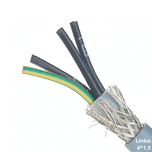 کابل افشان شیلددار 1.5*4 لینکو کابل افشان شیلددار 1.5*4 لینکو-البرزالکتریک نور