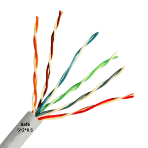 کابل مخابراتی هوایی ساده 0.6*2*6 (CU) بافه سیم گلستان کابل مخابراتی هوایی ساده 0.6*2*6 (CU) بافه سیم گلستان