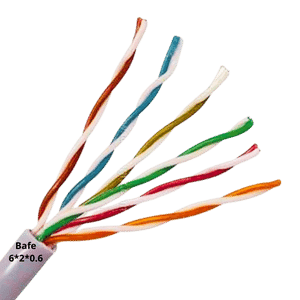 کابل مخابراتی هوایی فویلدار 0.6*2*6 (CCAM) بافه سیم گلستان کابل مخابراتی هوایی فویلدار 0.6*2*6 (CCAM) بافه سیم گلستان