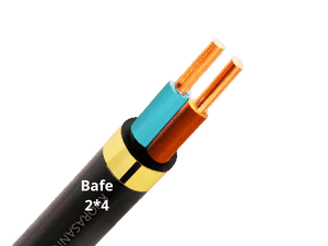 کابل مفتول تخت (NYY) 2*4 بافه سیم گلستان