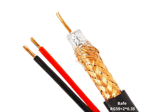 کابل کواکسیال RG59+2*0.35 (CU) بافه سیم گلستان
