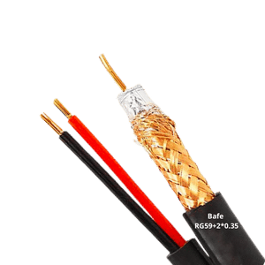 کابل کواکسیال RG59+2*0.35 (CU) بافه سیم گلستان کابل کواکسیال RG59+2*0.35 (CU) بافه سیم گلستان